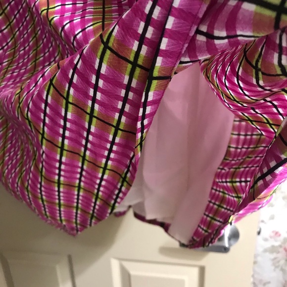 Pink plaid dress. Size XL - Picture 6 of 11
